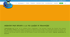 Desktop Screenshot of lessavantsfous.fr