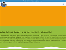 Tablet Screenshot of lessavantsfous.fr